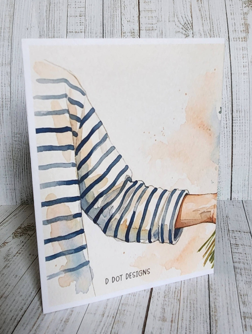 Pack of 5 - A6 Thank you Card Printed Front and Back - 250 gsm Card with Envelope