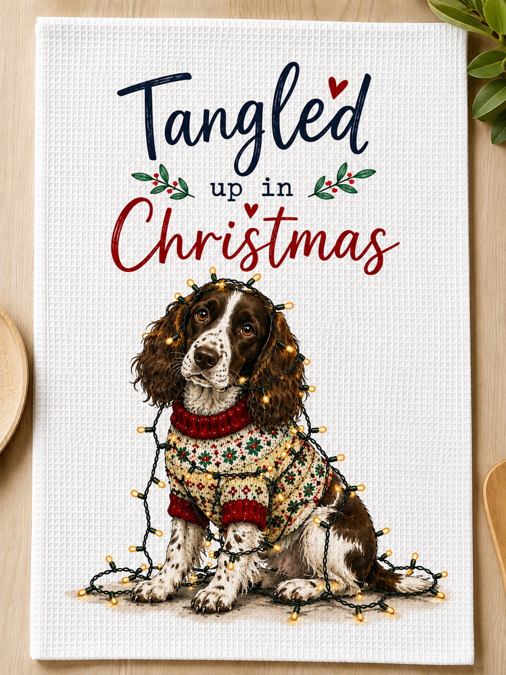 Tangled Up In Christmas - Tea Towels