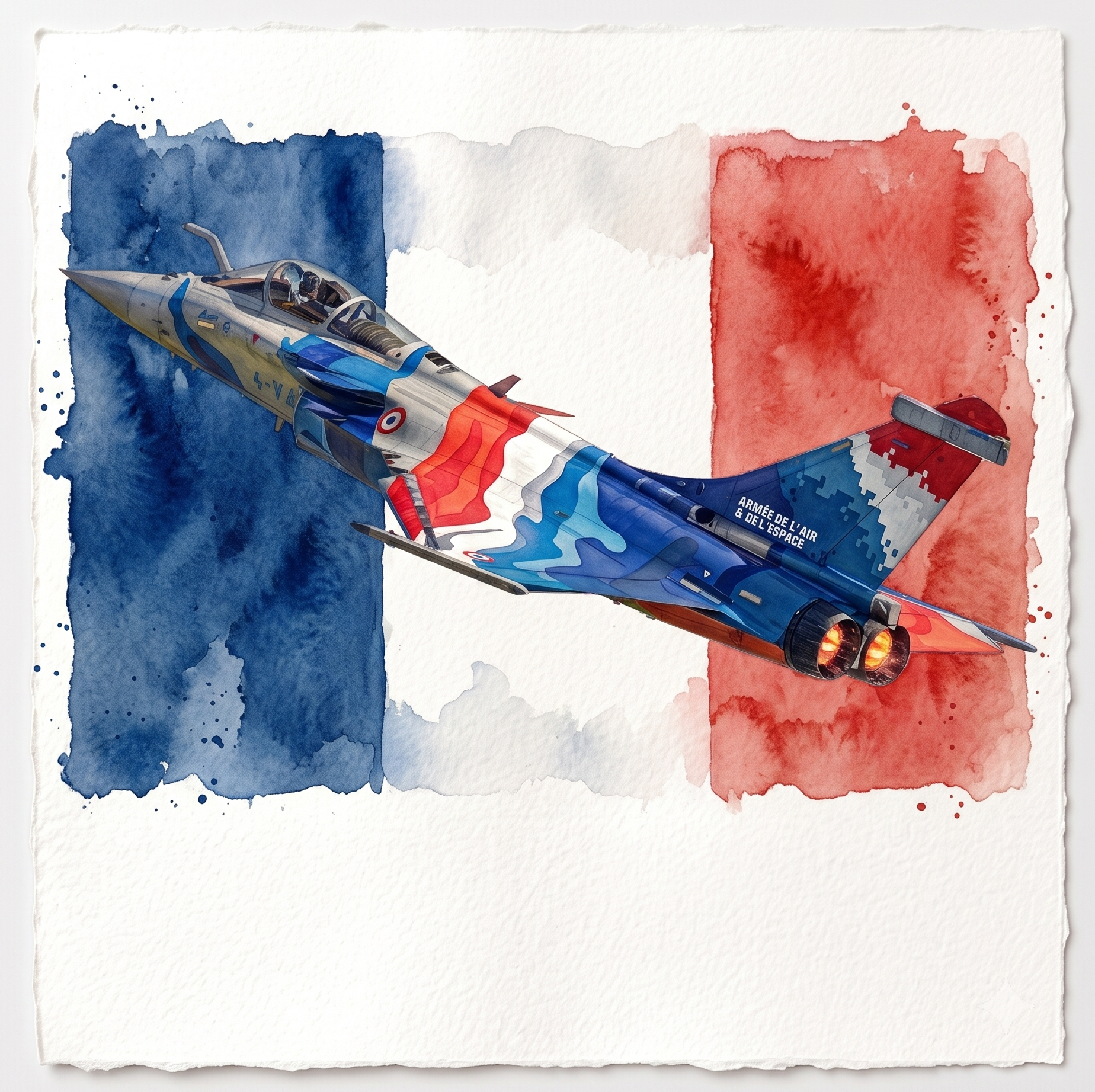 Personlaised - Rafale French Jet