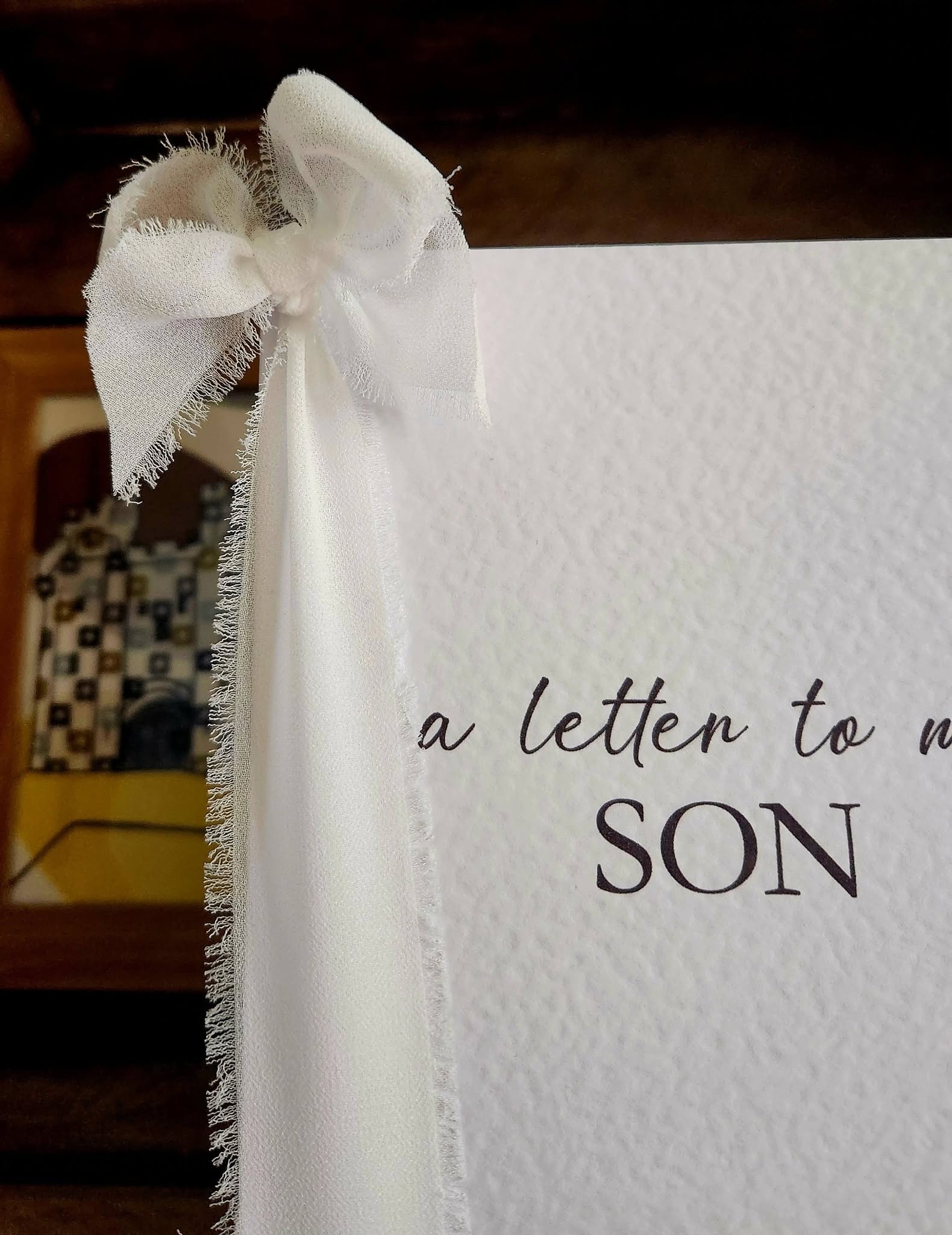 Letter to My Son / Daughter - Personalised with your message printed inside