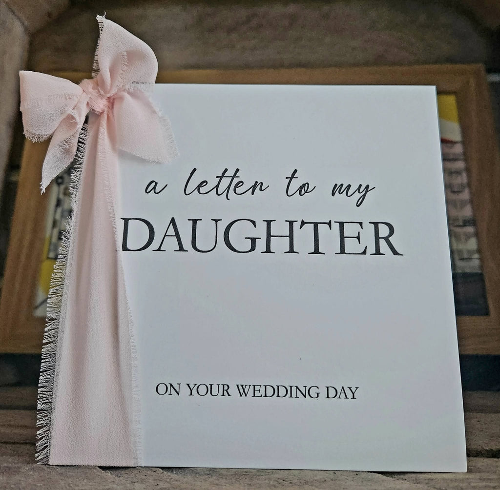 Letter to My Son / Daughter - Personalised with your message printed inside