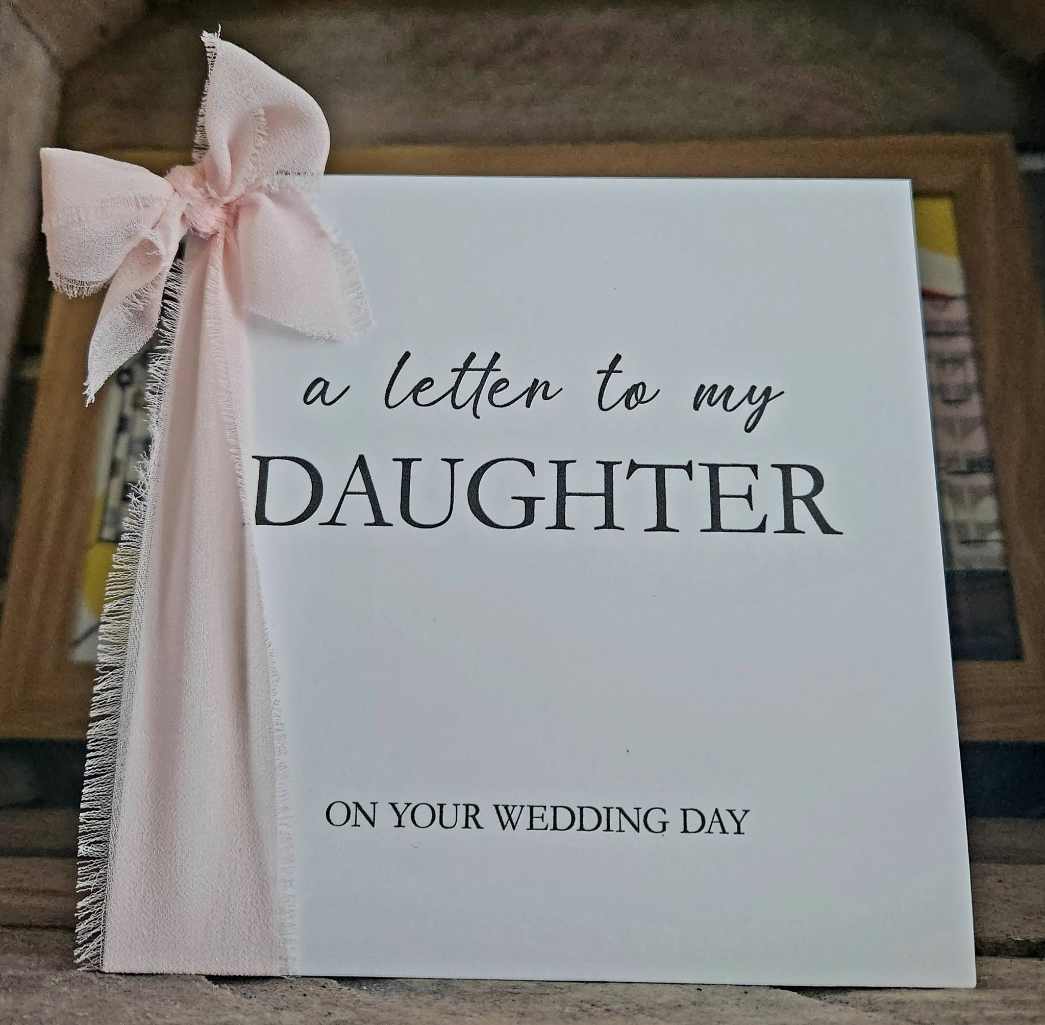 Letter to My Son / Daughter - Personalised with your message printed inside