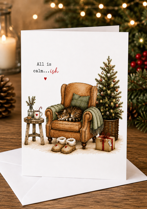 "Cosy Christmas"  Pack of 4 Cards