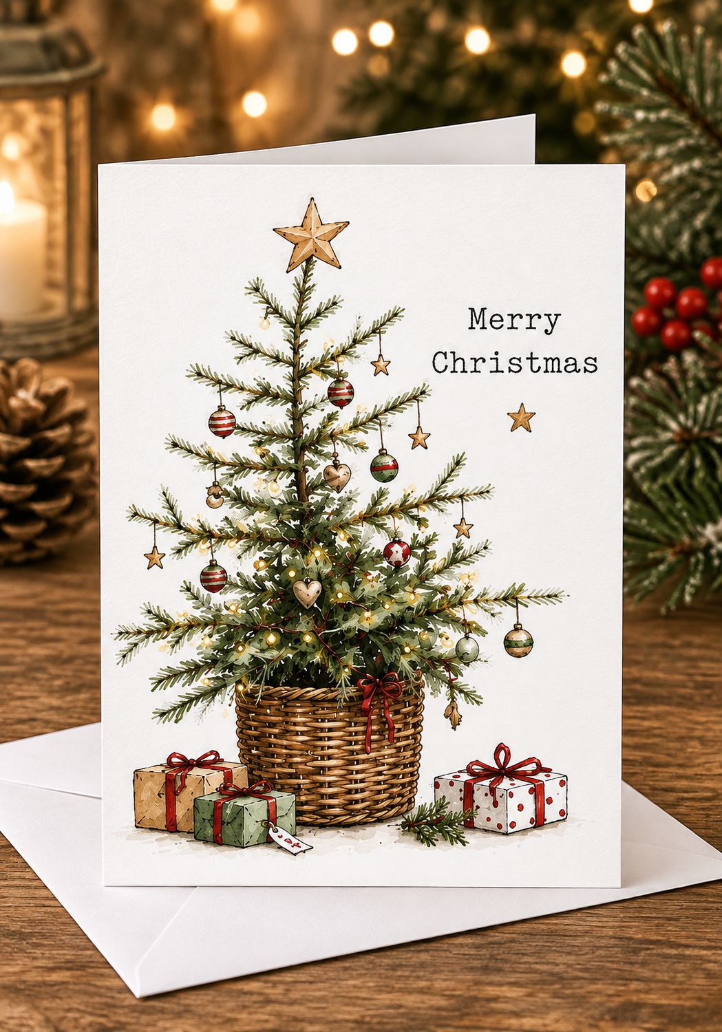 "Cosy Christmas"  Pack of 4 Cards