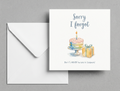 Belated Birthday Card