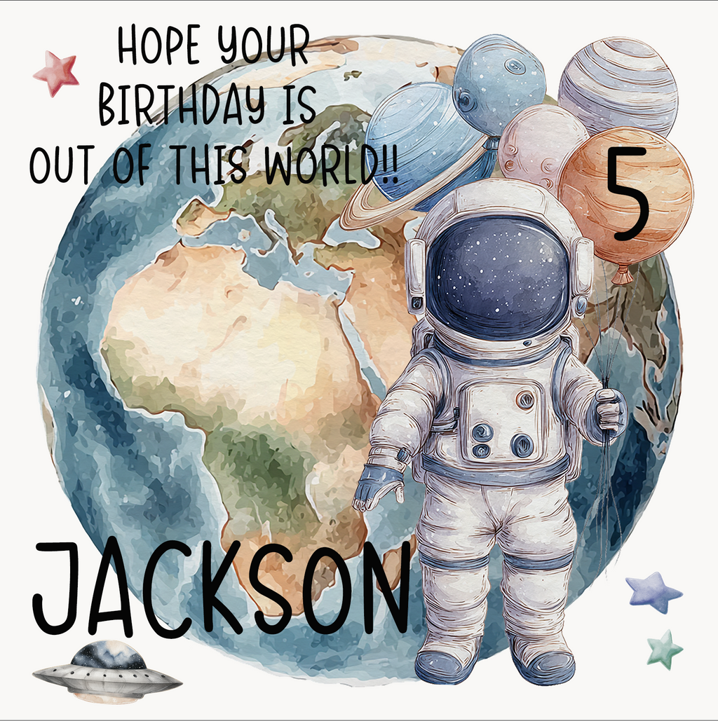 Out of This World - Birthday Card
