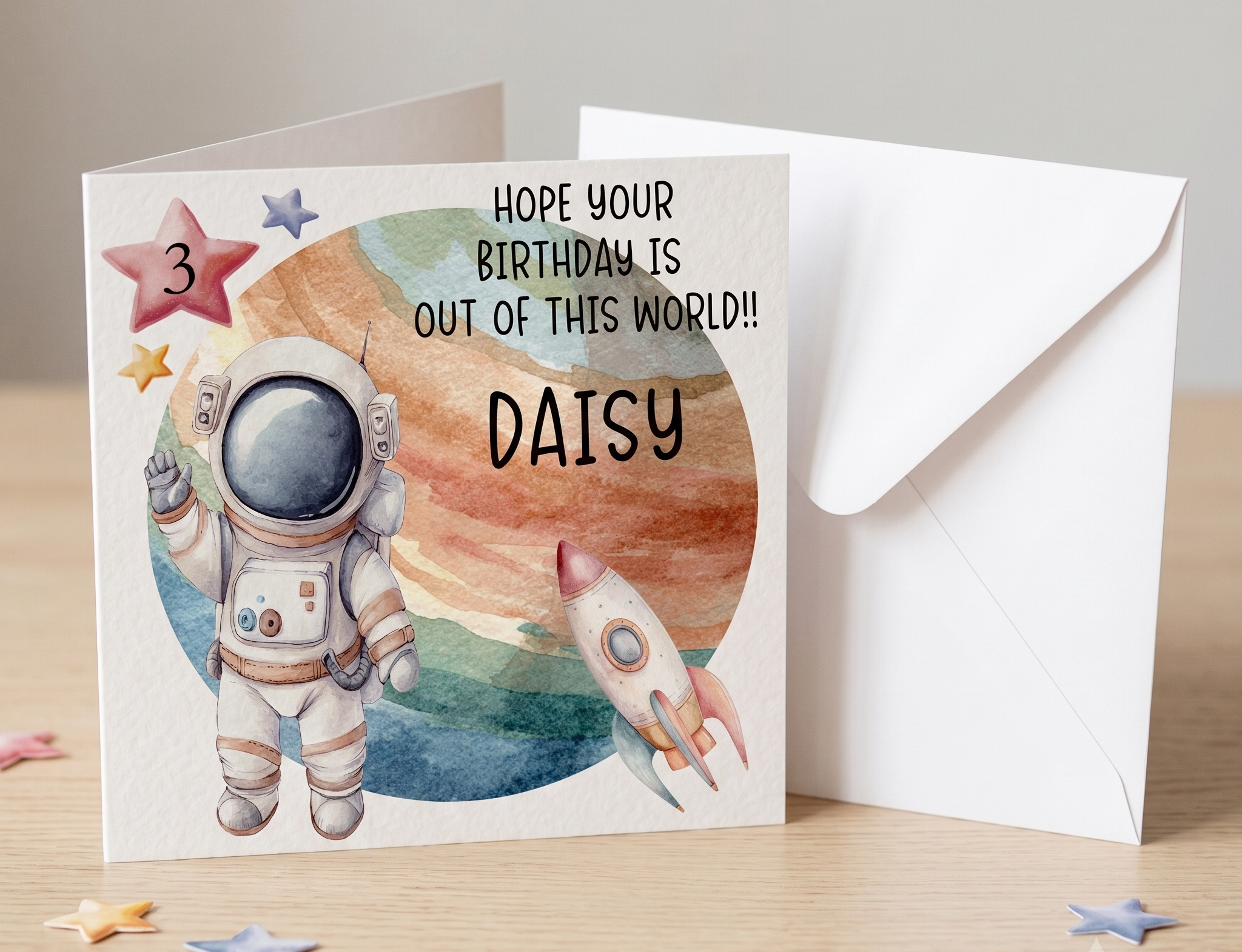 Out of This World - Birthday Card