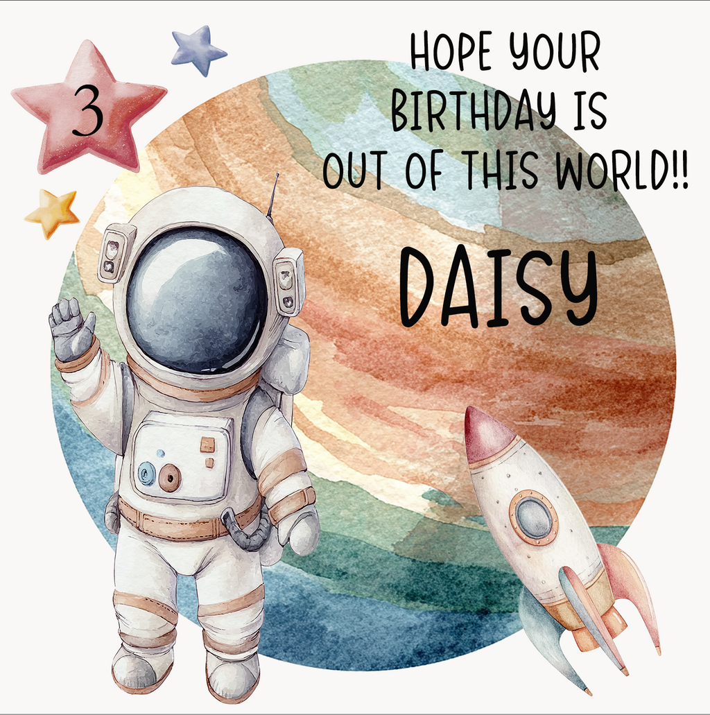 Out of This World - Birthday Card