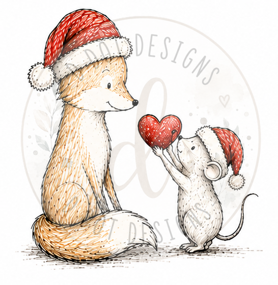 Fox and Mouse - Santa Sacks