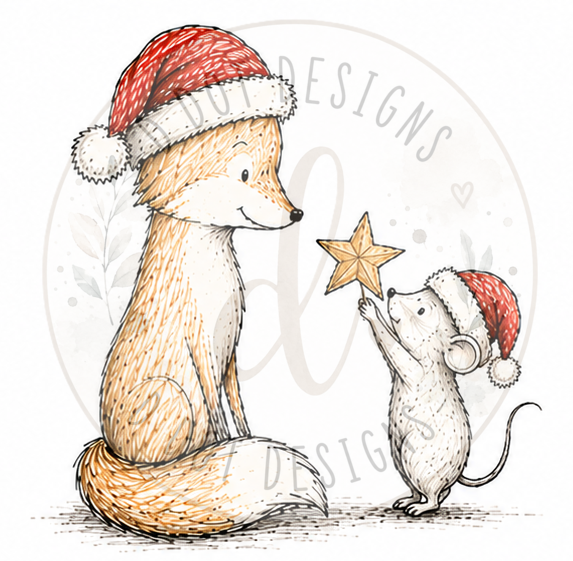 Fox and Mouse - Santa Sacks