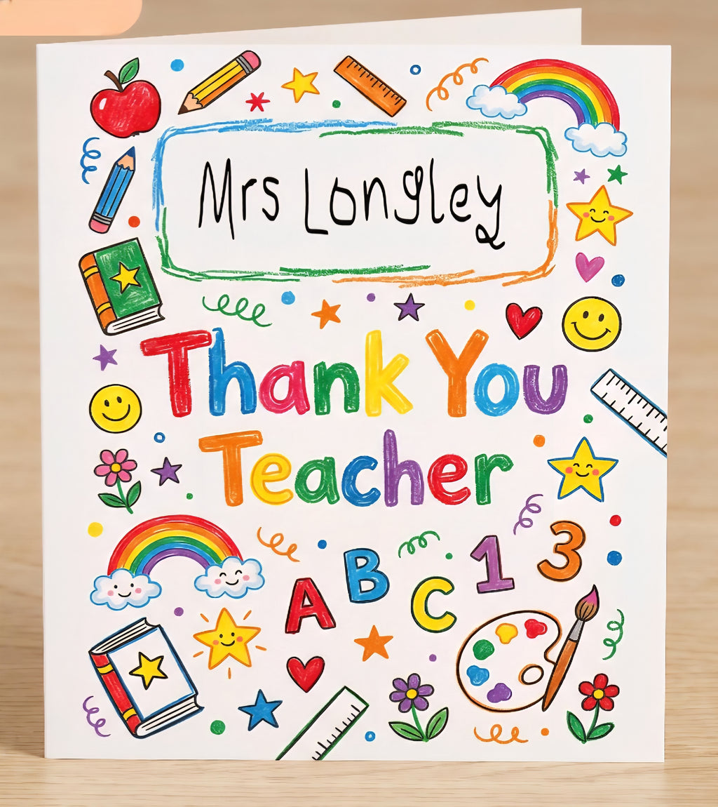 Teacher Card