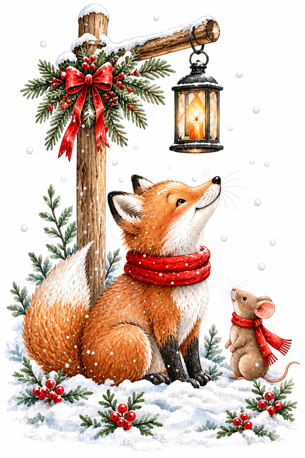 Christmas Themed Tea Towels - Set of 3