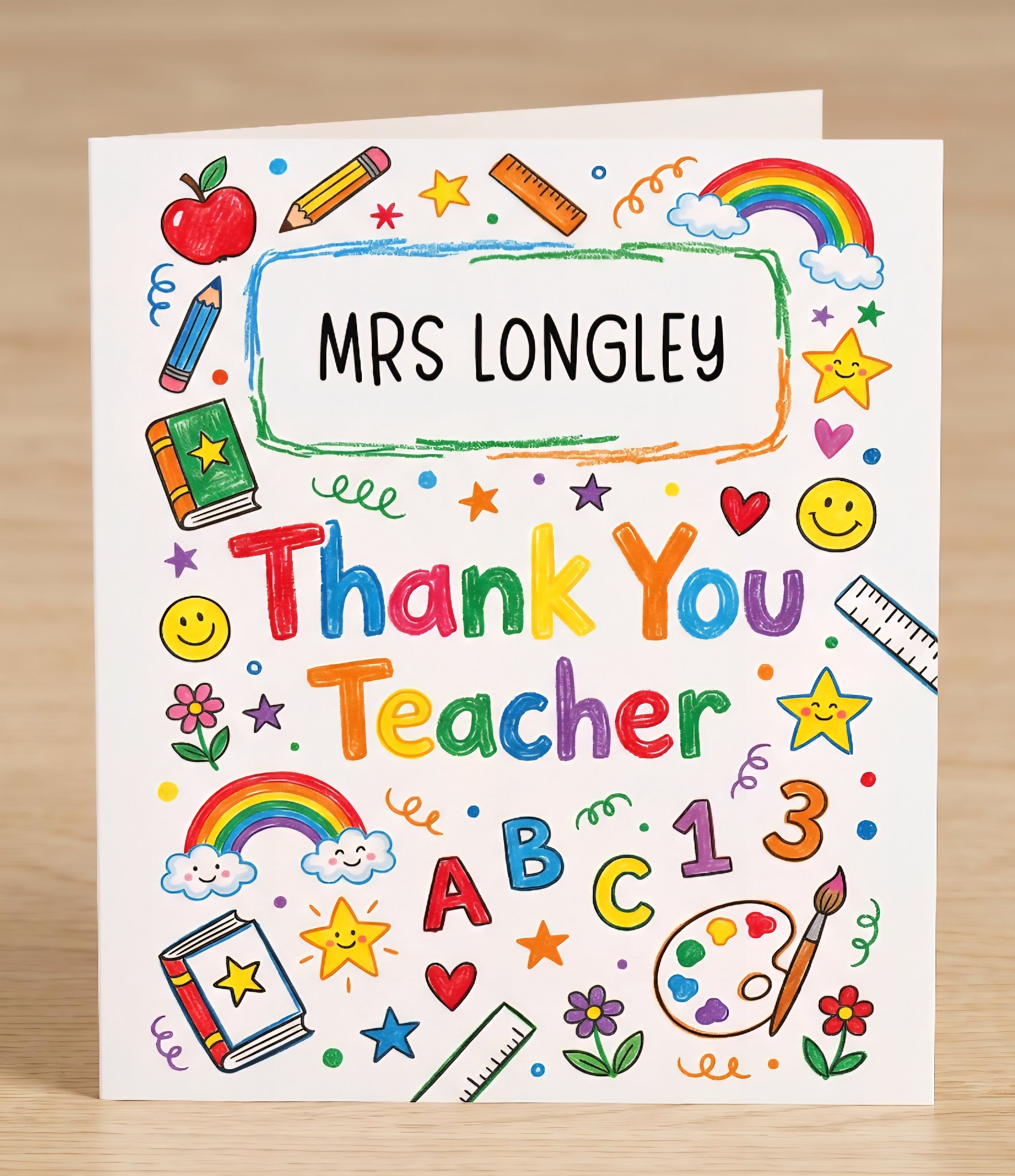 Teacher Card